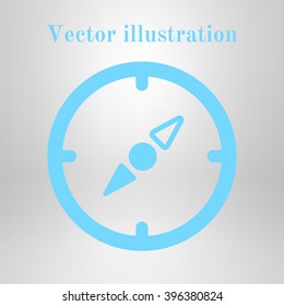 Vector compass icon.