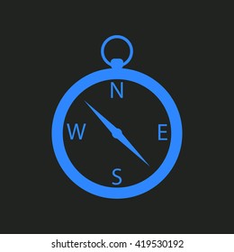 Vector Compass Icon.