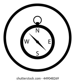 Vector Compass Icon.