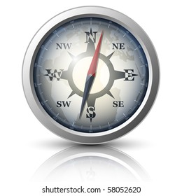 Vector compass icon