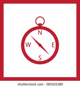 Vector Compass Icon.