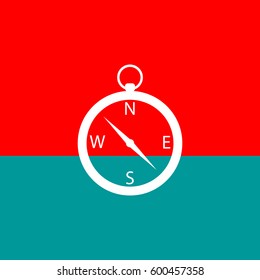 Vector Compass Icon.