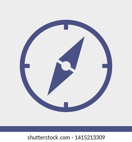 Vector compass icon. Vector web design