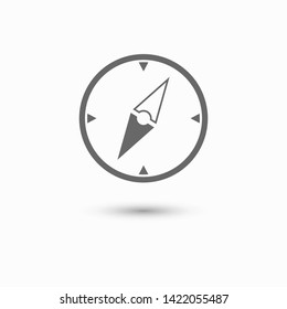 Vector compass icon. Vector web design