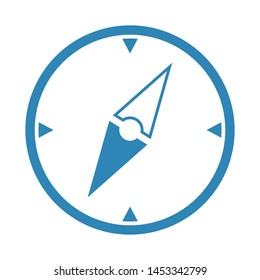 Vector compass icon. Vector web design