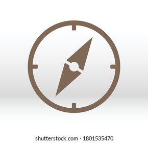 Vector compass icon. Vector web design