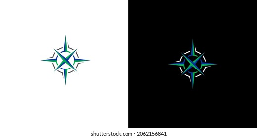 VECTOR COMPASS LOGO FOR TRAVELING COMPANIES, ETC