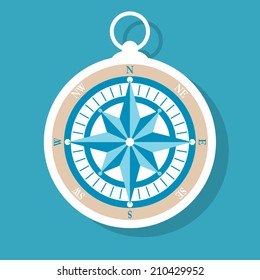 Vector compass rose icon