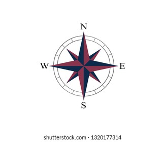 Vector - Compass signs and symbols logo - Shutterstock ID 1320177314