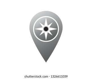 Vector - Compass signs and symbols logo