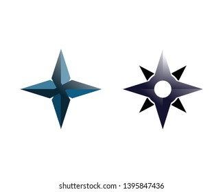 Vector - Compass signs and symbols logo