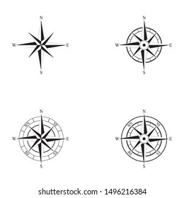 Vector - Compass signs and symbols logo