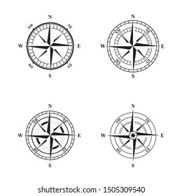 Vector - Compass signs and symbols logo