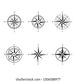Vector - Compass signs and symbols logo