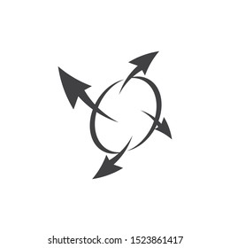 Vector Compass signs and symbols logo