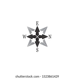Vector Compass signs and symbols logo