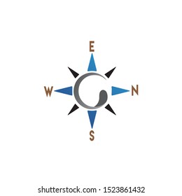 Vector Compass signs and symbols logo