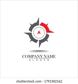Vector - Compass signs and symbols logo