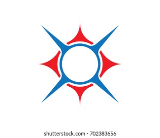 Vector - Compass signs and symbols logo
