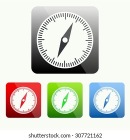 Vector of compass symbol or icon