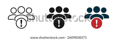Vector complaint icons. Complaint vector concepts. Customer complaint icon