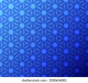 Vector complex 3d seamless pattern with ancient motif "Flower of life" and geometric decor. Sacred geometry and spiritual concept.