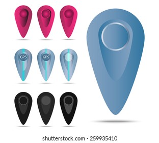 Vector complex set of markers to map.