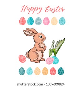 vector composition for the Easter holiday.