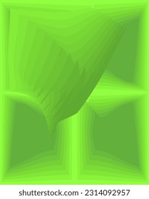 vector composition of fields and colors of shades of green