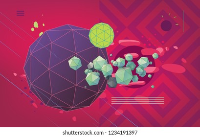vector composition from geometric object