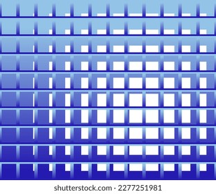 composición vectorial de los planos geométricos con brillantes matices de azul