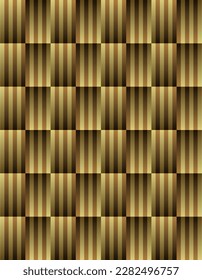 vector composition of geometric shapes in the form of a rectangular field with shades of green and brown