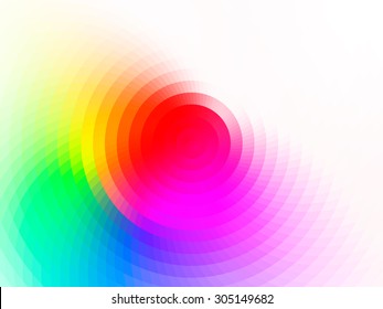 vector composition with grid, tiles, gradient effect