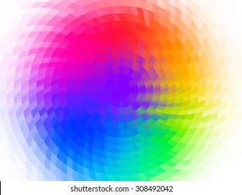 vector composition with grid, tiles, gradient effect
