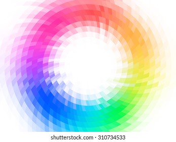 vector composition with grid, tiles, gradient effect