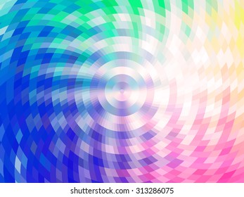 vector composition with grid, tiles, gradient effect