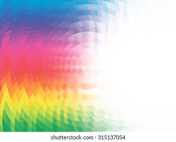 vector composition with grid, tiles, gradient effect