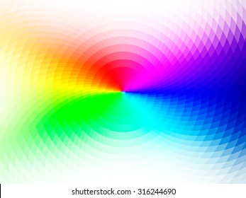 vector composition with grid, tiles, gradient effect