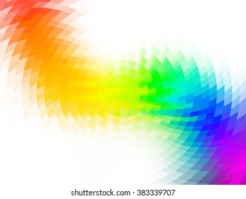 vector composition with grid, tiles, gradient effect