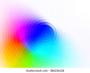 vector composition with grid, tiles, gradient effect