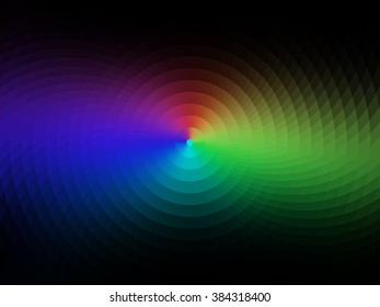 vector composition with grid, tiles, gradient effect