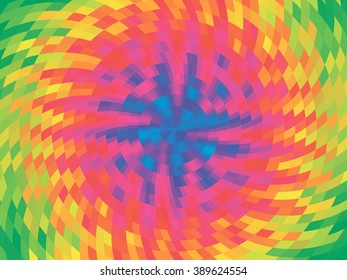 vector composition with grid, tiles, gradient effect