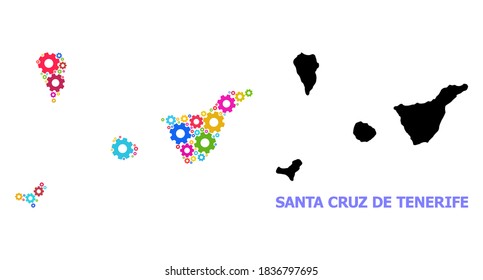 Tenerife Map High Res Stock Images Shutterstock