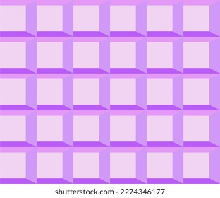 vector composition of square geometric planes with shades of purple for design needs, textiles and others

