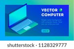 Vector computer background.
