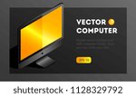 Vector computer background.