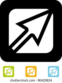 Vector computer cursor icon