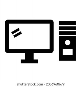 Diseño de iconos de glifos de vectores
