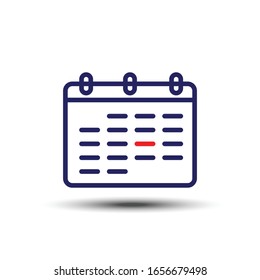 Vector computer graphic flat icon, 64x64 pixel perfect icon, editable icon, small shadow on white background