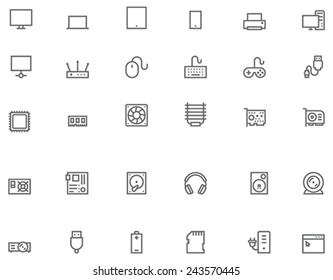 Vector Computer Icon Set